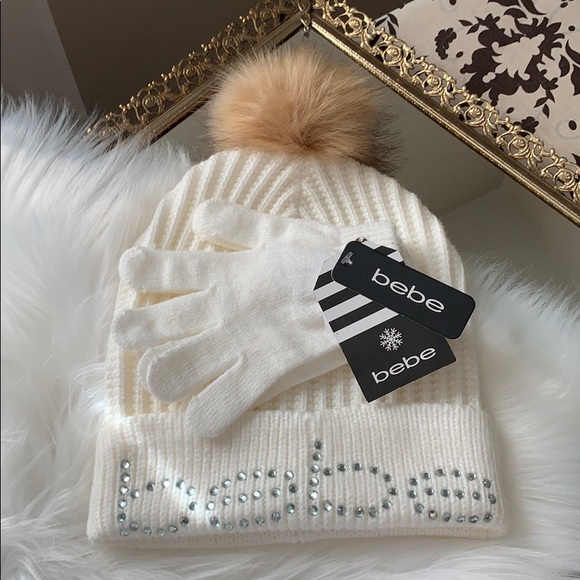 ❌SOLD❌bebe | Winter Hat & Glove Set